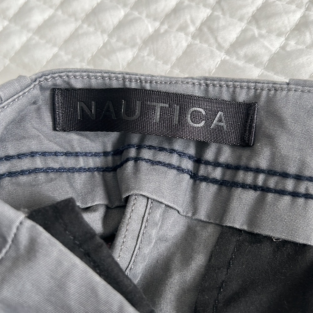 NAUTICA men cargo pants in gray size 38/30 - Picture 4 of 5
